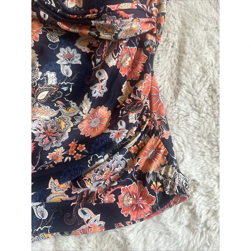 Sea Level Floral Tankini Swim Top Women's Size‎ 16 Multicolor